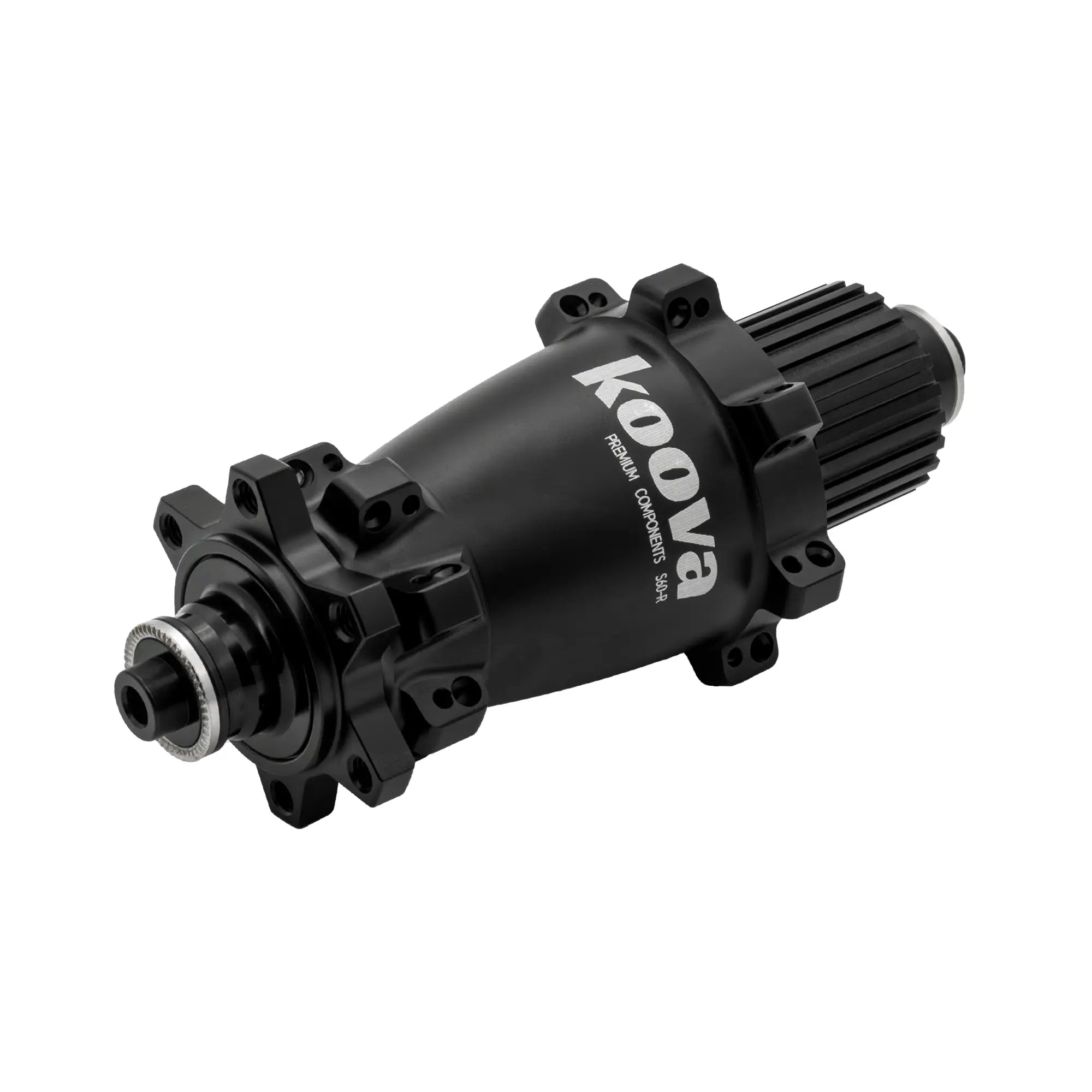 KOOVA S60 straight pull rear hub 135mm MS black