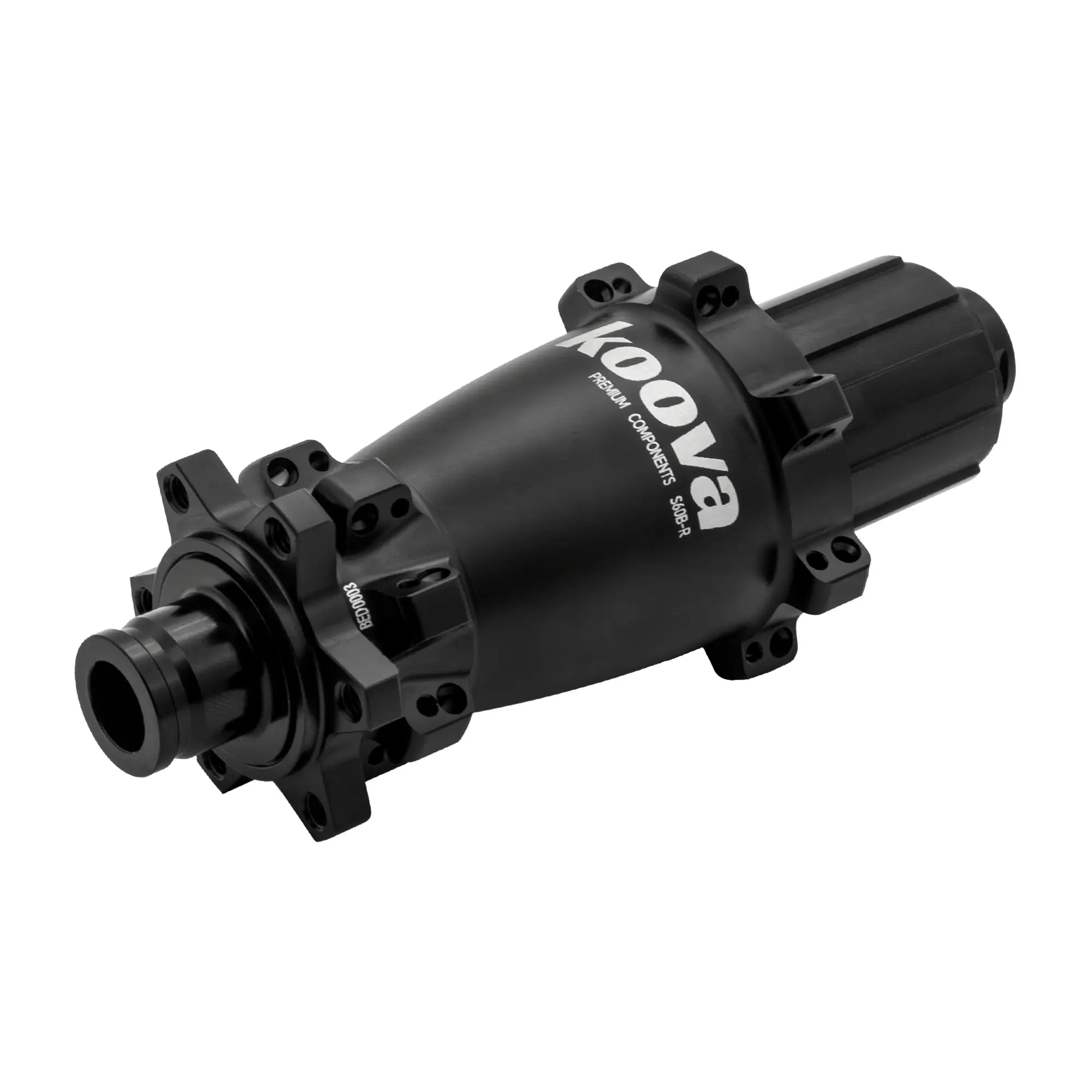 KOOVA S60 straight pull rear hub 148mm HG black