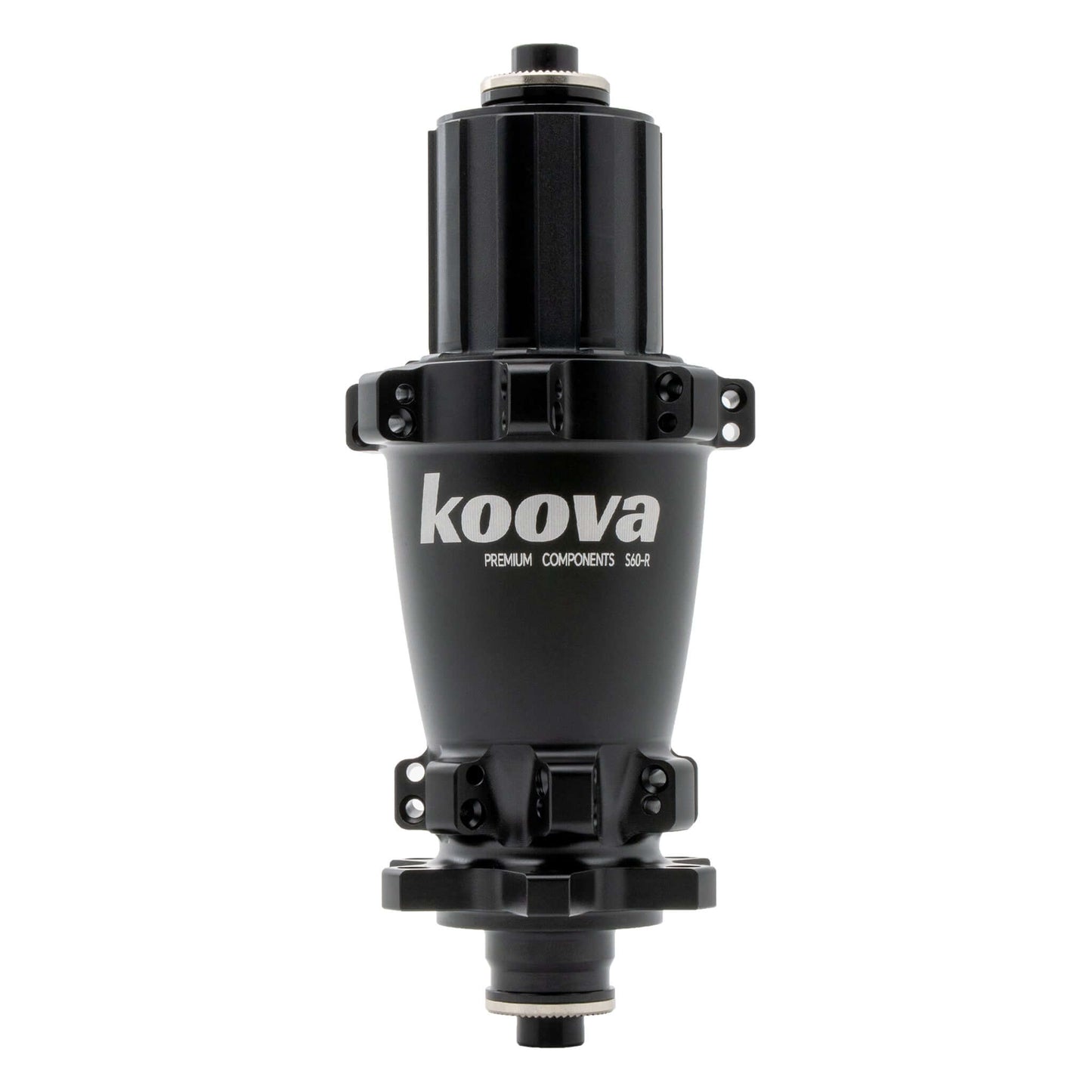 S60 straight pull bike hub, 5*135mm axle, 6-bolt brake interface, precision engineered for mountain biking, 290g weight.