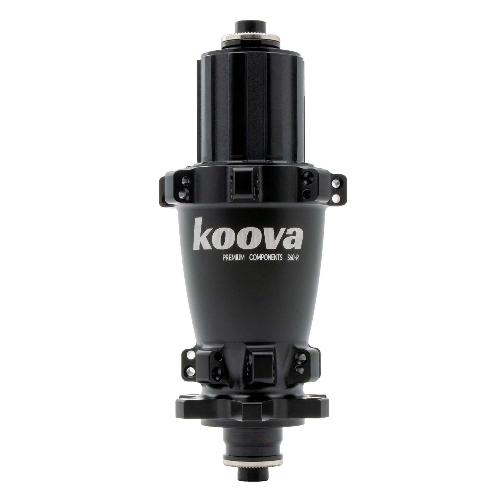 S60 straight pull bike hub, 5*135mm axle, 6-bolt brake interface, precision engineered for mountain biking, 290g weight.