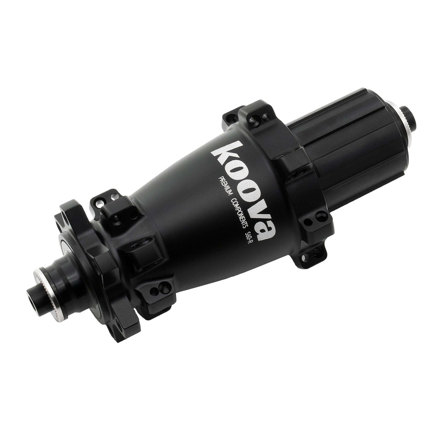Koova S60 straight pull bike hub with precision design, 5*135mm axle width, 290g weight for mountain bikes.