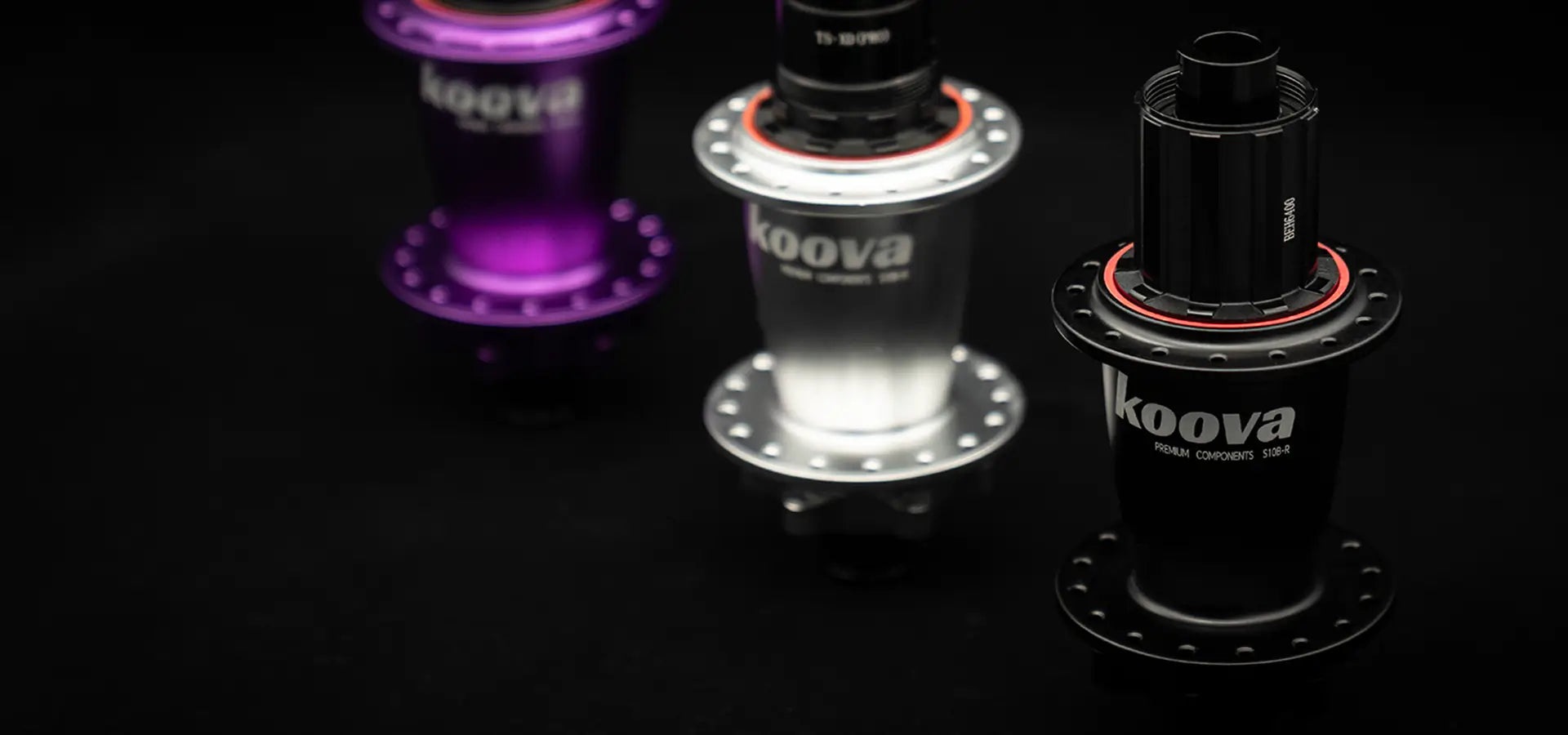 koova S10 mtb hub with black,silver,purple 